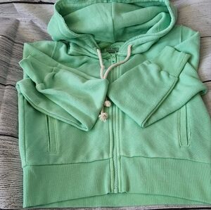 NWT American Eagle Mint Green Zip Front Hoodie
